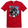 Rocket Now Funny Cartoon Rocket T Shirt Graphic Tee for Kids and Adults