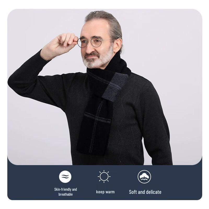 Hengyuanxiang 100% Wool Casual Scarf