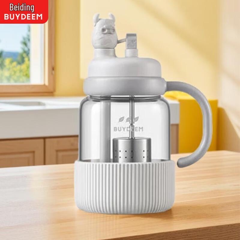 Buydeem Prosperity Ox 800ml Glass Tea Infuser Bottle