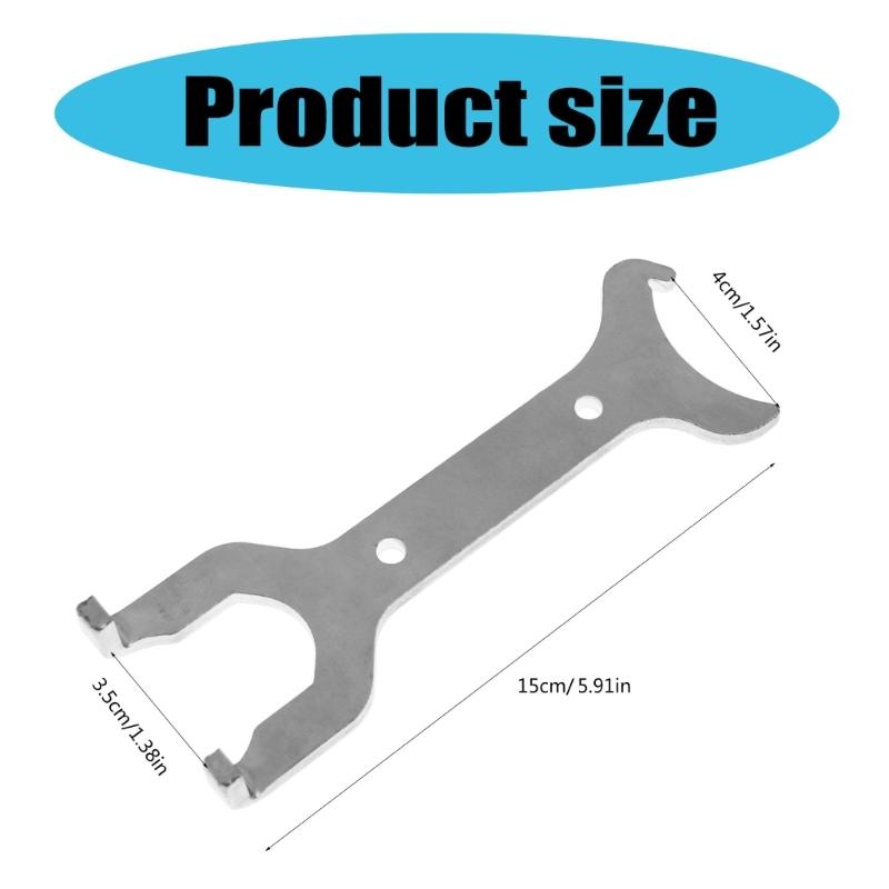 Adjustable Rear Shock Spanner Wrench Iron Construct Motorcycle Suspension Tuning Accessory Iron Spanner Wrench for Bikes