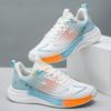 Neuer Modetrend helle Farbe kalt klebrig Low-Top Schnürer Paar Laufschuhe ultraleichtes Mesh atmungsaktiv lässige Sportschuhe