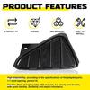 Driver Passenger Front Side Grille Fog Light Set Cover Fit 2016-2018 Toyota RAV4