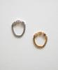 Merrymotive Pastel Color Cubic Chain Ring (2Color)