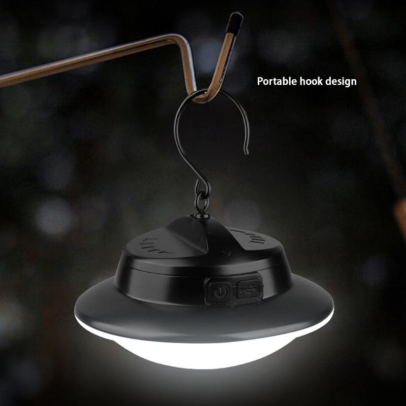 Portable Hook Camping Light Rechargeable Emergency Lighting Waterproof Camping Light Tent Light