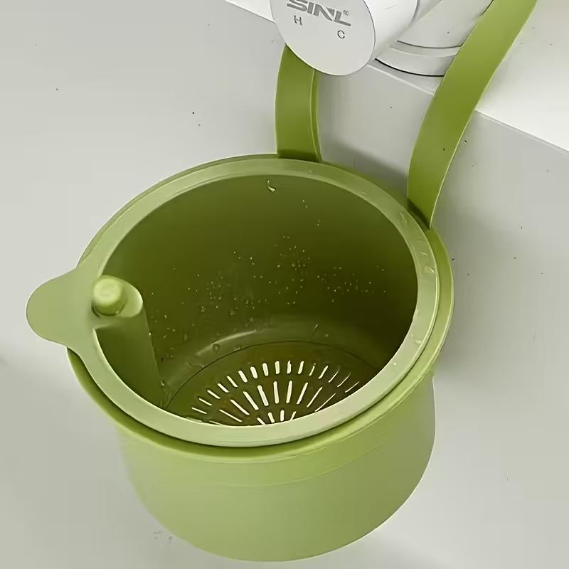 Multifunktionales Hänge-Spülbecken-Sieb Essensreste-Abtropfkorb Obst- und Gemüse-Waschkorb Hängendes Abtropfgestell Küchenzubehör