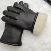 Men's Extra Thick Windproof Deer Leather Motorcycle Gloves