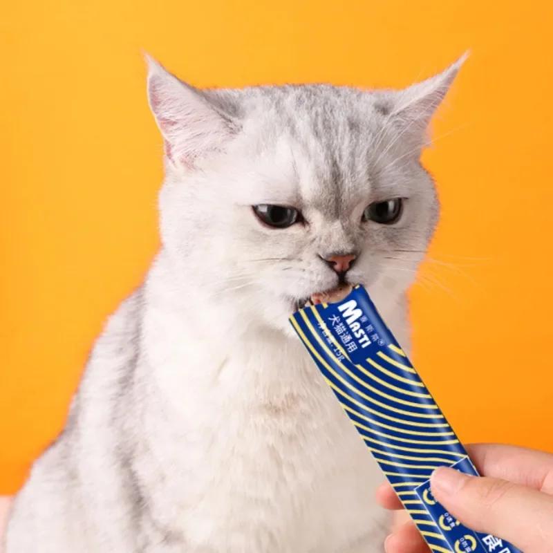 Pet Snack Bars Cat Dog Snacks Cat Wet Food Chicken Beef Cat Strips Cats and Dogs Staple Food Nutritious Hydrating Fattening