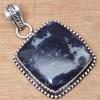 Pendant Sodalite Gemstone Valentine'Day Ethnic Silver Jewelry 2.5"