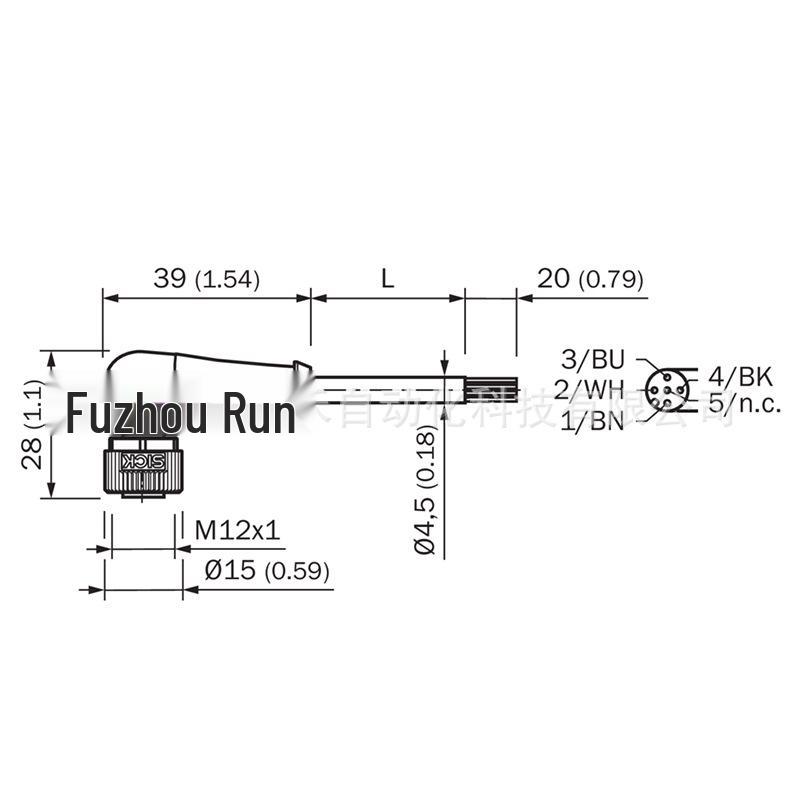 Новые аксессуары для датчика YG2A14-050UB3XLEAX: Штекер и кабель 2095767 YG2A14-050UB3XLEAX