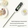 1pc Digital Cooking Thermometer, Real-time Reading of Kitchen Thermometer, Suitable for Meat, Seafood, Barbecue
