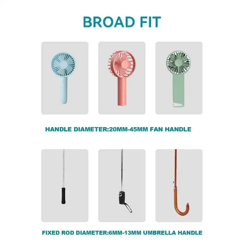 Sturdy Aluminum Alloy Fan Clip Holder Corrosion Resistant for Marine Boat RV Awning 360° Rotatable Bracket Outdoor Activity Tool