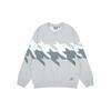 New Balance Sweatshirt Asia Sizing 'Grey White' Unisex 5CC37253-MGR