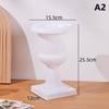 Large Wave Ripple Plastic Vase Modern Nordic Design Space-Saving Flower Pot Arrangement for Living Room Desk Home Accessories