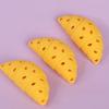 Dog Chew Food Puzzle Toy Chew-resistant Simulated Silicone Cow Horn Bun Puppy Toy Dental Cleaning Training Dog Toy Supplies
