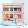 Children's Magnetic Bead Maze Toy: Educational Pen Control, Counting & Color Recognition Aid