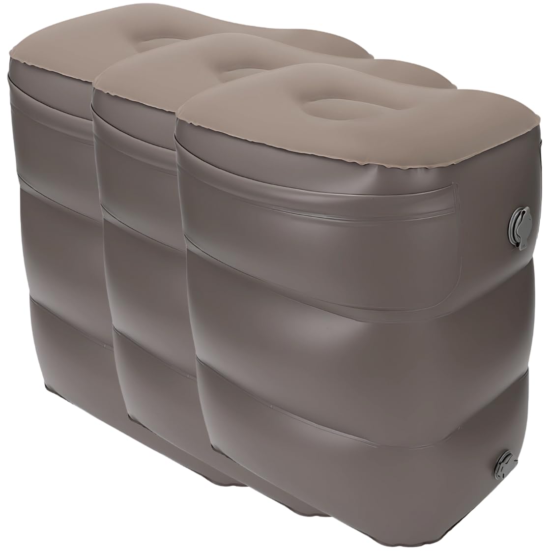 

adelphos Надувная подушка для ног с карманом и местом для хранения для и спины Подходит для FOOT5 подставки для ног, 3-уровневая регулировка, Складная, Сумка, Самолеты, Автомобили, Сиденья,