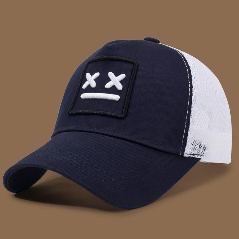 Cappellino da Baseball Estivo Ricamato in Cotone con Visiera Parasole per Donne e Uomini