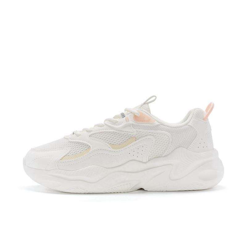 Xtep Sports Lifestyle Series Mesh Non-Slip Versatile Comfortable Lightweight Low-Top Casual Shoes Women sneaker White 977318320048 35