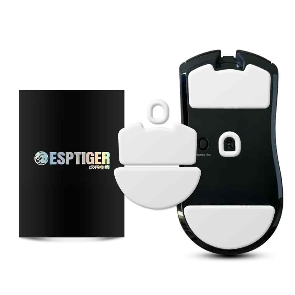 

EsportsTiger Mouse Sole ICE Mouse Feet for Razer Viper V3 Pro White ICE Gaming Mouse Slip Reinforced 1 Set New and Old Package Random Shipping by
