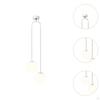 Ball Chandelier with Glass Shade And E27 Base for Indoor