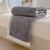 Plush Lambswool Butterfly Flower Multifunction Blanket