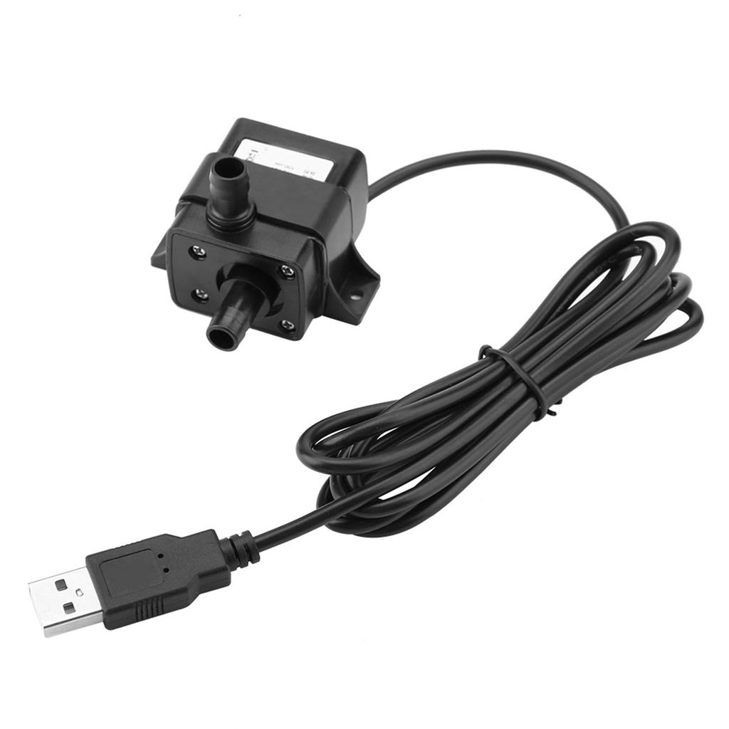 USB DC 5V Brushless Pump Aquarium Fish Tank Fountain Water Circulation Immersible Pump