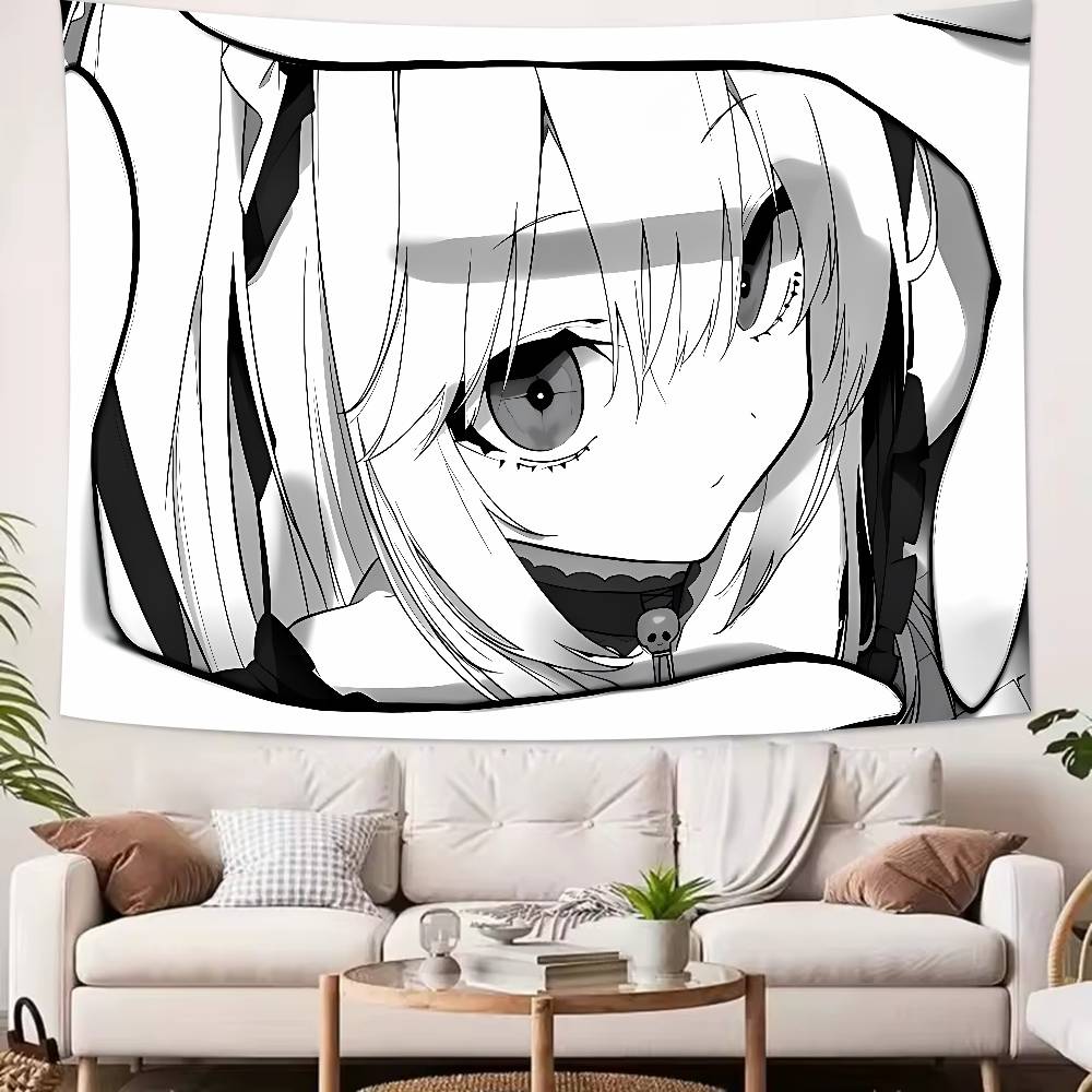 Luxury Fashion Hot Cute Pink Angel Tapestry Decoration Bedroom Dormitory Background Cloth Holiday Home Living Room Club Tapestry
