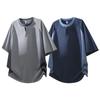 Men's Trendy Color Block Patchwork Loose T-Shirt