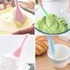 4-Pack Silicone Dough Scrapers, Heat-Resistant, Non-Stick, 2 Styles