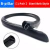 1 Piece Auto Sealant Strips 80Cm Car Door Edge Seal Strip Rubber B-Pillar Weatherstrip Soundproof Dustproof Car Accessories