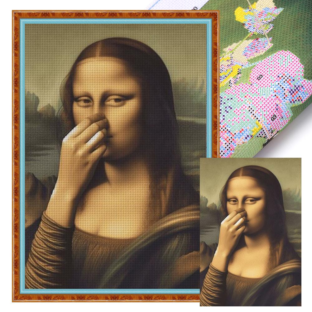 

Full Embroidery cotton Thread 11CT Printed Girl Cross Stitch Kit Art