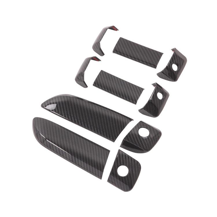 Compatible with 2005-2015 Hiace/HIACE-ABS: Carbon Hydrographic Pattern Door Handle Trim