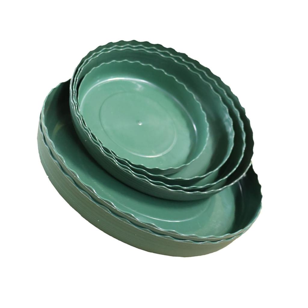 Plant Pot Gallon Pot PP Multifunctional Round Planting Seedling Transplanting Perforated Plastic Flower Pot Green Tray