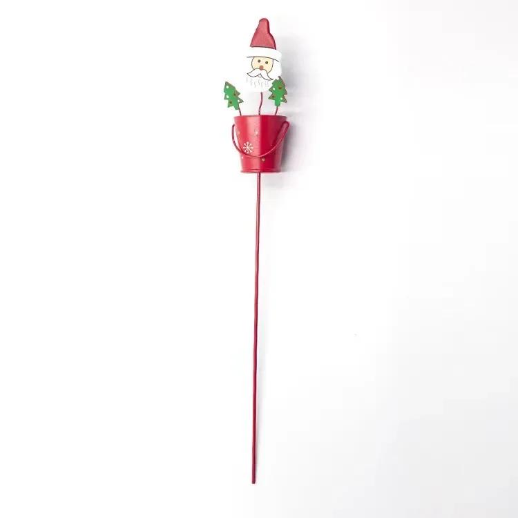 

Christmas Series Metal Inserts Home Holiday Decorations Flower Pots Mini Creative Flower Arrangements Handicrafts Home Decor