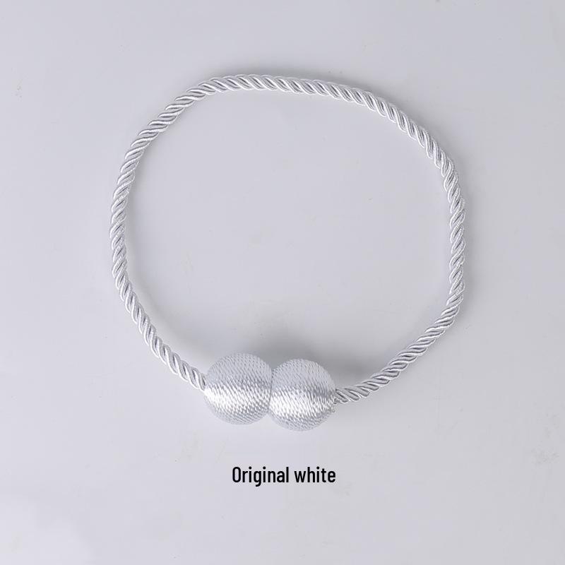 Modern No-Punch Magnetic Curtain Strap & Buckle