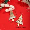 Women's Christmas Tree Holiday Earrings - Cute Long Fashionable Pendant for Celebratory Wear, Durable Material, Holiday Charming Gift