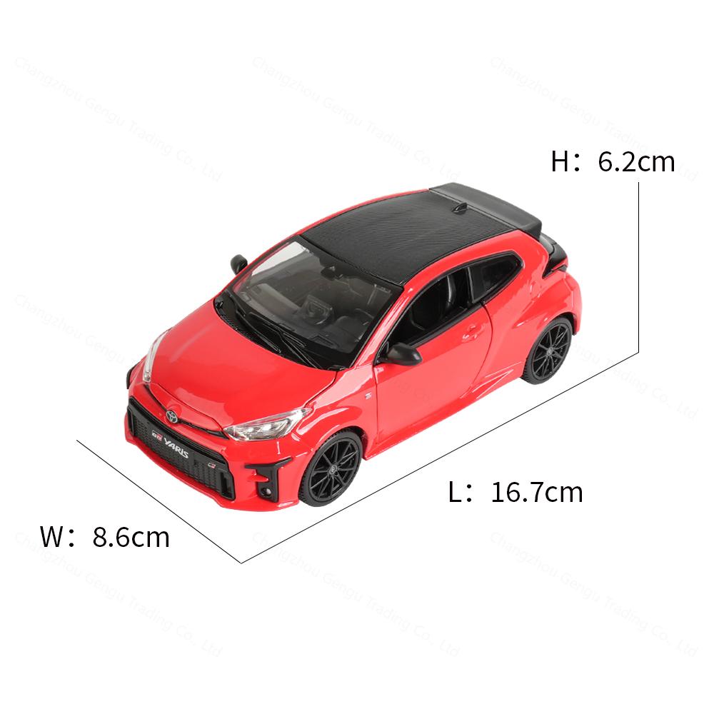 Maisto 1:24 Toyota GR yaris Static Die Cast Vehicles Collectible Model Car Toys