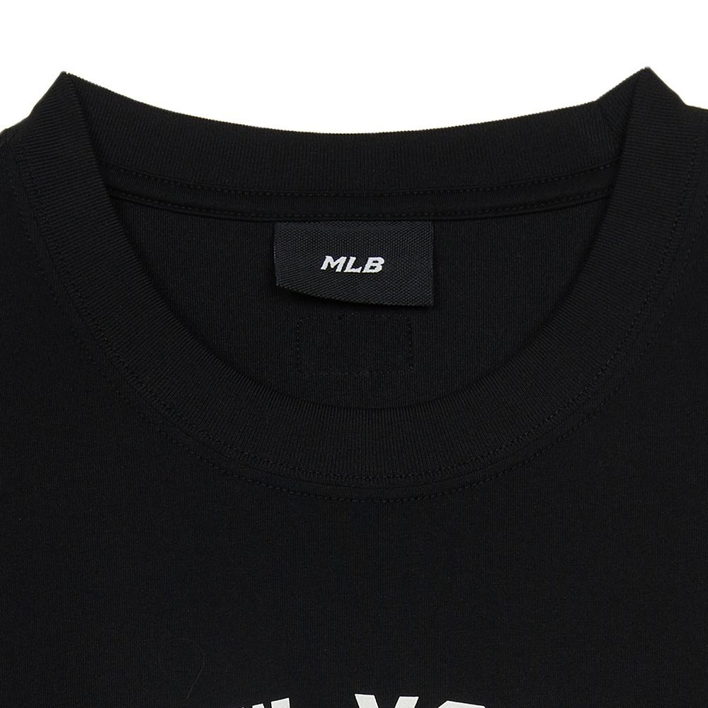 New MLB Frowning Bear Collection New York Yankees SS25 T Shirt Unisex Black 3ATSE0253-50BKS