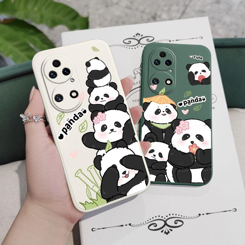 Panda Haus Handyhülle Für Huawei P50 P40 P30 P20 Nova 10 10SE 9 9SE Mate 50 50E 40 30 20 Pro Lite P Smart 2021 Y7A Hülle