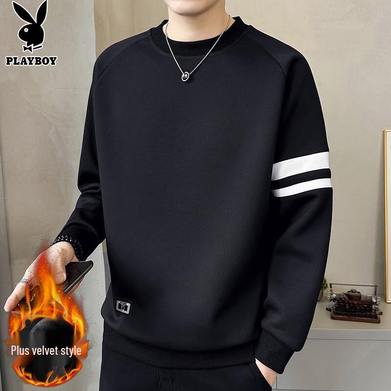 

Playboy Men s Loose Fit Autumn/Winter Long Sleeve Sweatshirt XL