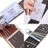 Guitar Repair Tool Set: T-Square, String Height Ruler, Sanding Files & More - 16 Pieces
