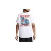 Nike Sportswear Letter Pattern Printed Ribbed Crew Neck Short Sleeve T-Shirt Men Tops White FQ3764-100