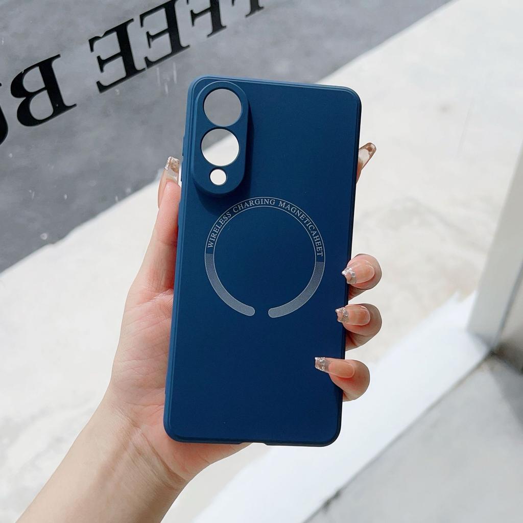 Suitable for Samsung S25Edge Mobile Phone Case Rubik's Cube Liquid Magnetic S24Ultra Full Inclusive Anti Fall S23plus