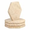 Natural Marble Coasters Placemat Travertine Insulation Pads  Photography Props