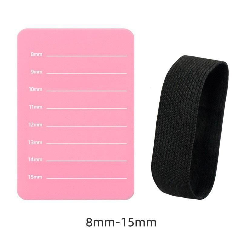 New Grafted Eyelash Show Board Hand Plate Lash Holder Eyelash Extension Pallet with Adjustable Wrist Strap JJMGJ05