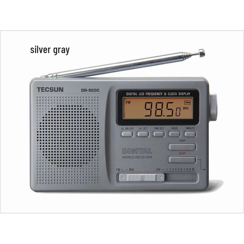 Tecsun DR-920c All-Wave Radio for Seniors, Gaokao English, CET-4/6, Campus Broadcast