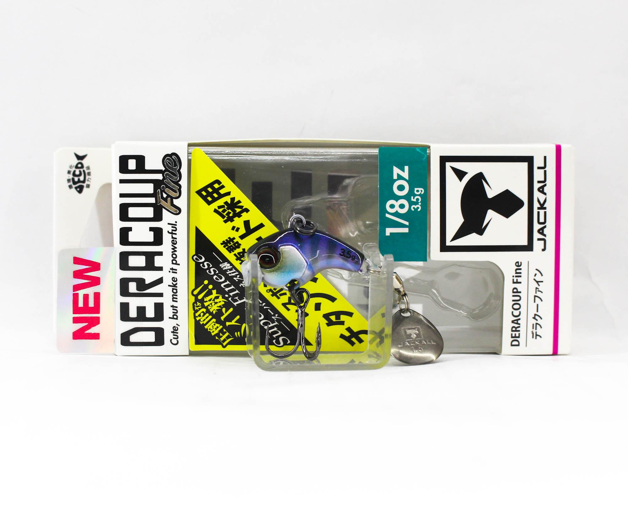 

Jackall Deracoup Fine 1/8 унции Воблер с вращающейся лопаткой, тонущий, цвет Ghost Chigill (4976)