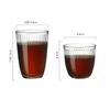 250ml/360ml Cold Brew Coffee Cup Transparent Vintage Striped Glass Cup American Iced Coffee Cup Cafe Latte Mocha Cappuccino Mugs