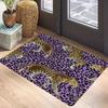 Leopard Print Doormat Non-Slip Machine Washable Polyester Rug for Indoor/Outdoor Carpet for Living Room Bathroom
