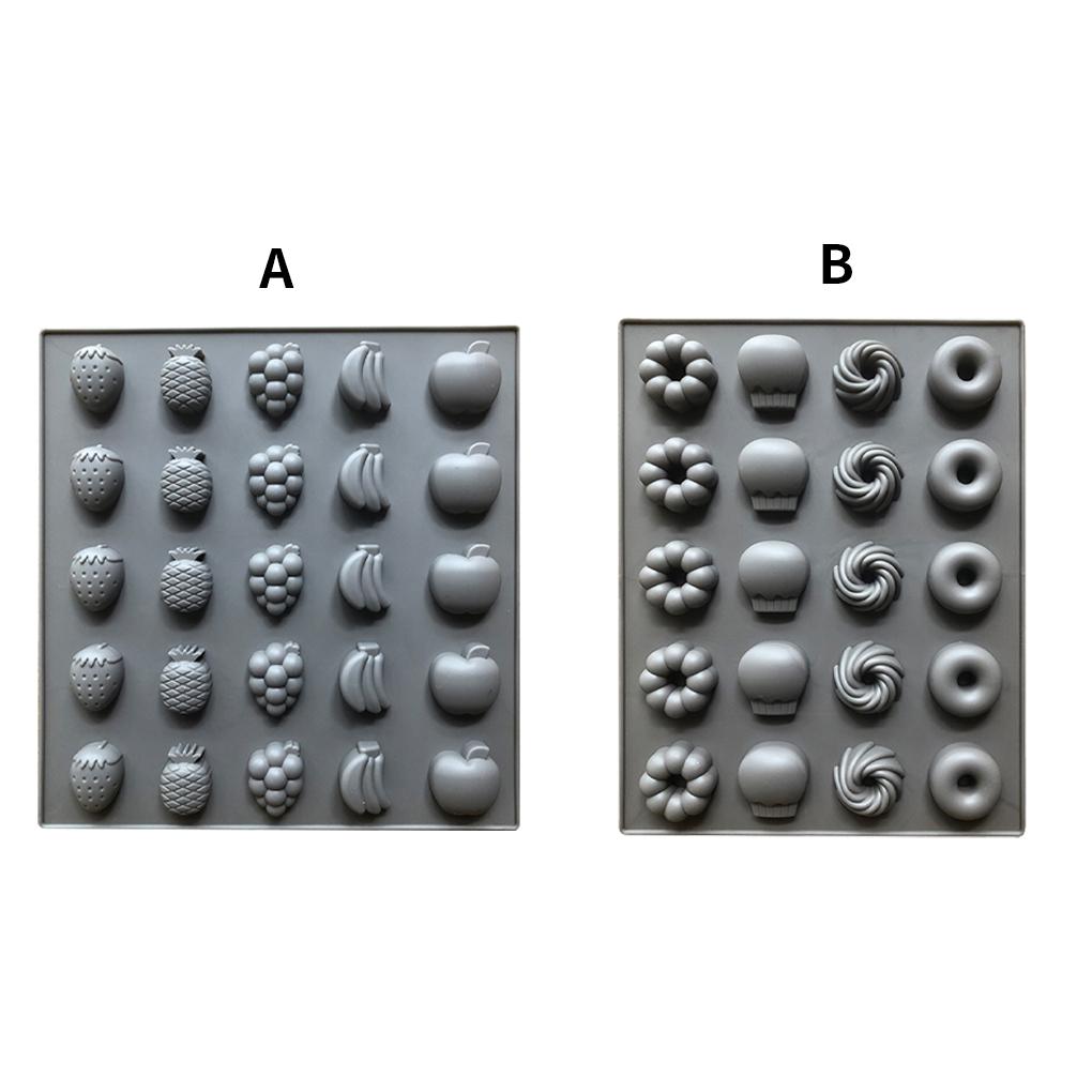 Chocolate Mold Non-stick DIY Cake Maker Tray Grids Silicone Kitchen Baking Mould